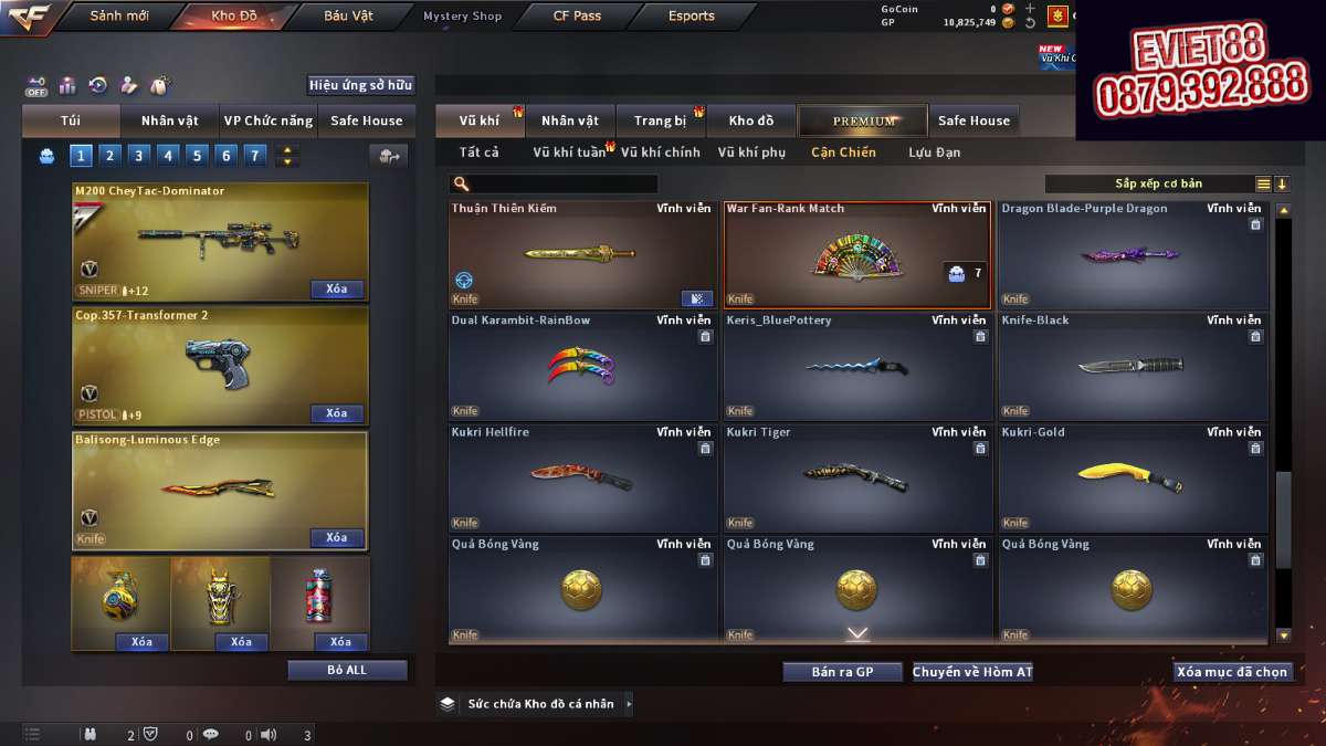 shop acc cf uy tin gia re